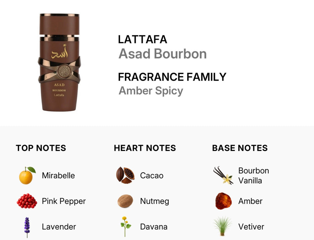 Asad Bourbon EDP Spray 100ml