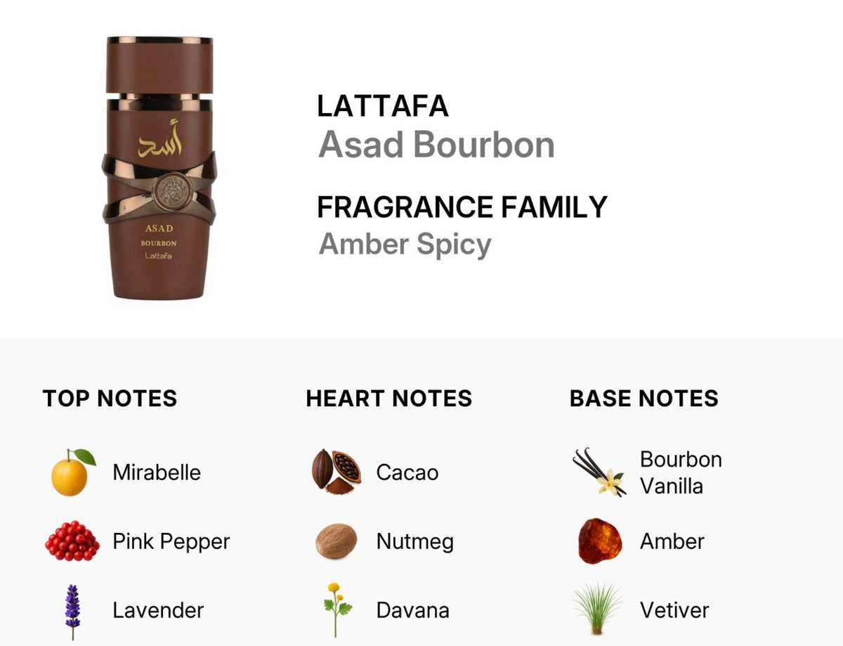 Asad Bourbon EDP Spray 100ml