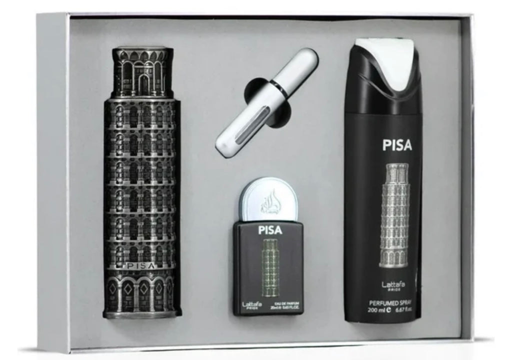 Pisa Lattafa Kit De Presente Com 3 Eau De Parfums Da Lattafa Pride