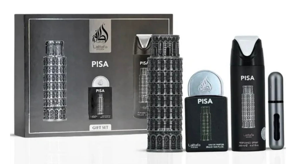 Pisa Lattafa Kit De Presente Com 3 Eau De Parfums Da Lattafa Pride