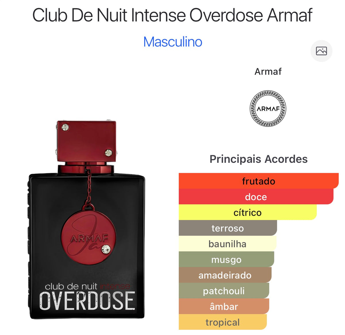 Club De Nuit Intense Overdose Armaf