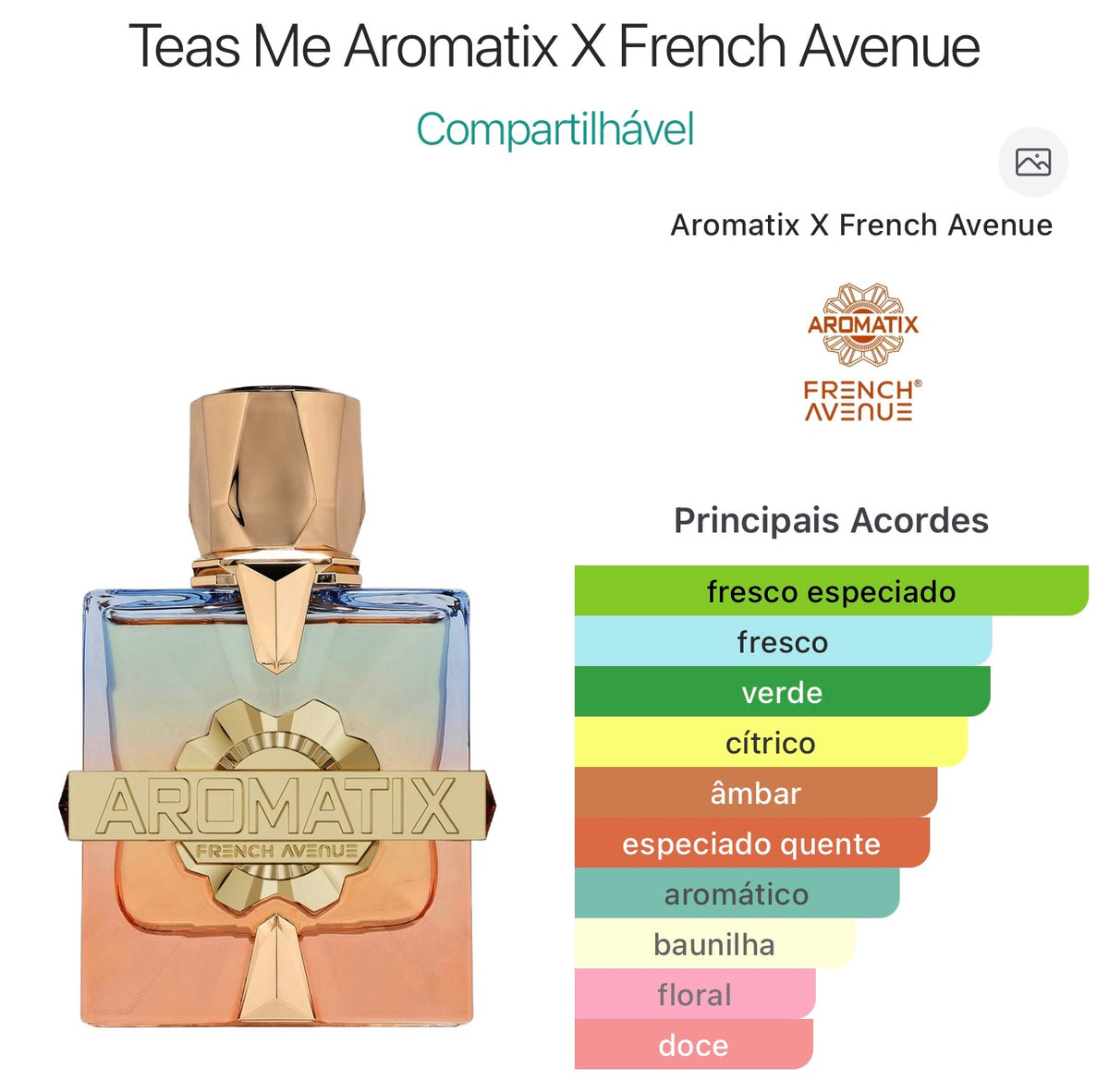 Teas Me Aromatix X French Avenue