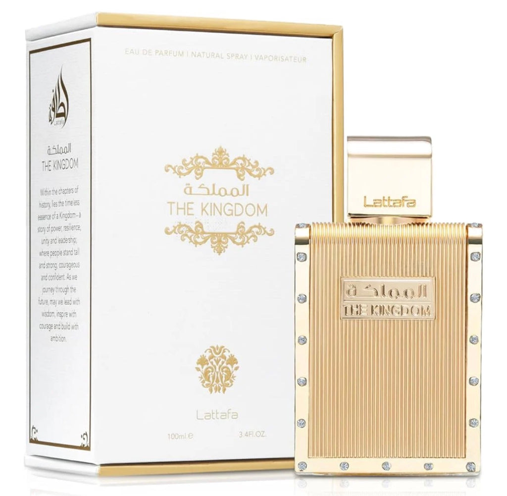 The Kingdom de Lattafa - 100ml eau de parfum - compartilhavel - Inspirado no Jean Poul Le Male Elixir