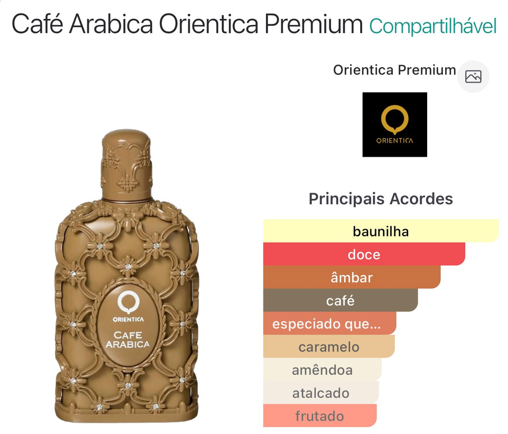 Café Arabica de Orientica Premium