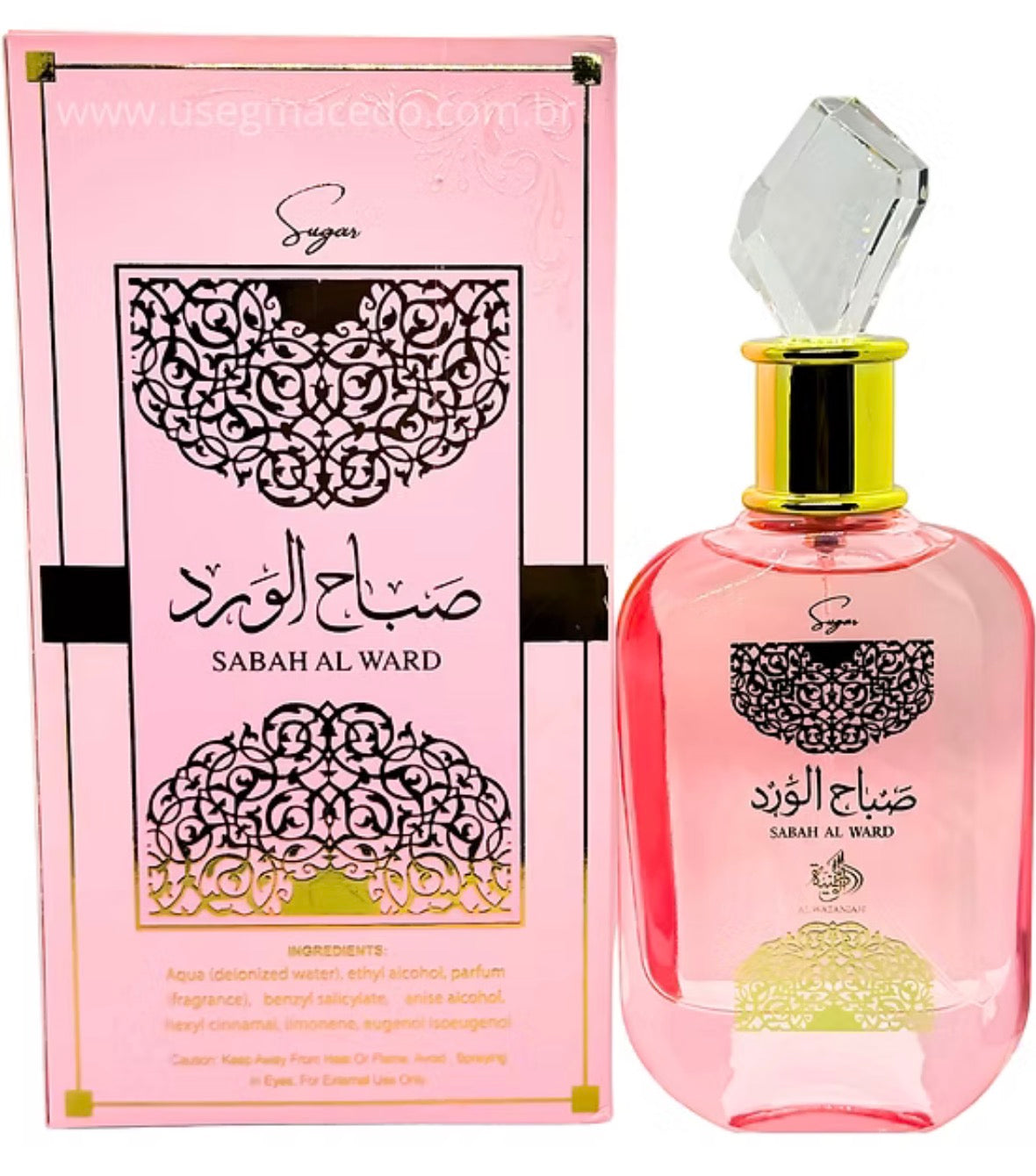 Perfume Sabah Al Ward Sugar by Al Wataniah -– 100ml